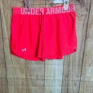 *Under Armour Bright Pink Running Shorts Size S